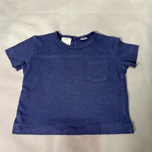 Zara Kids Deep Blue Short Sleeve Tee 3-6 Months